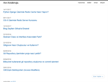 Tablet Screenshot of akinabdullahoglu.com